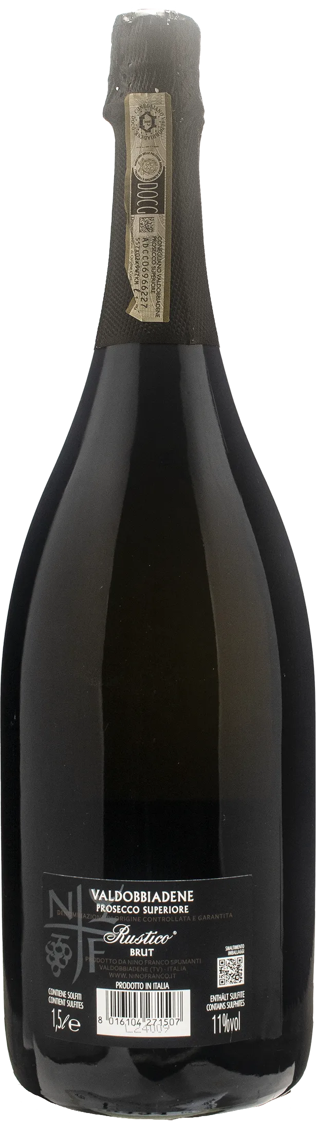 Nino Franco Valdobbiadene Superiore Brut Rustico Magnum - Image 2