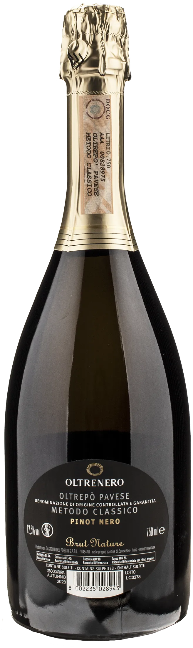 Oltrenero Pinot Nero Brut Nature 2019 - Image 2