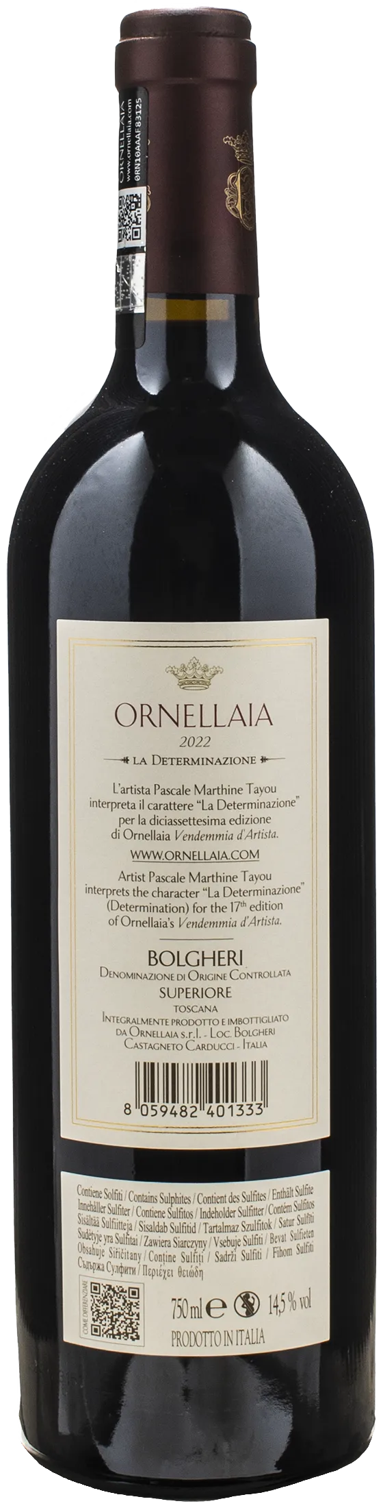 Ornellaia Bolgheri Rosso Superiore 2022 - Image 2