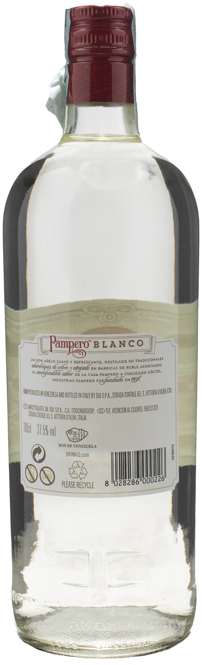 Pampero Ron Anejo Blanco 1L - Image 2