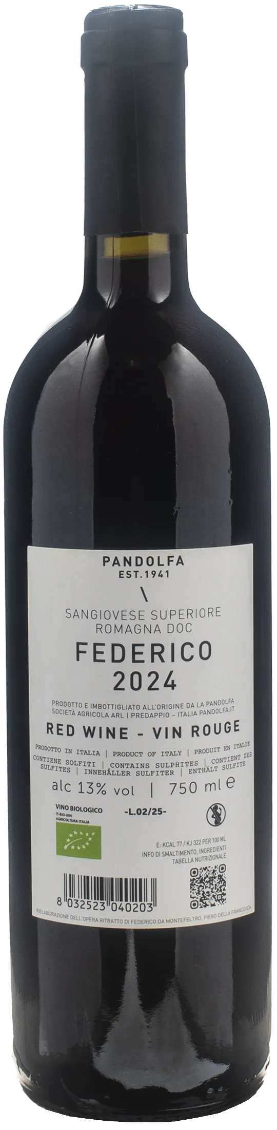 Pandolfa Sangiovese Superiore Federico 2024 - Image 2