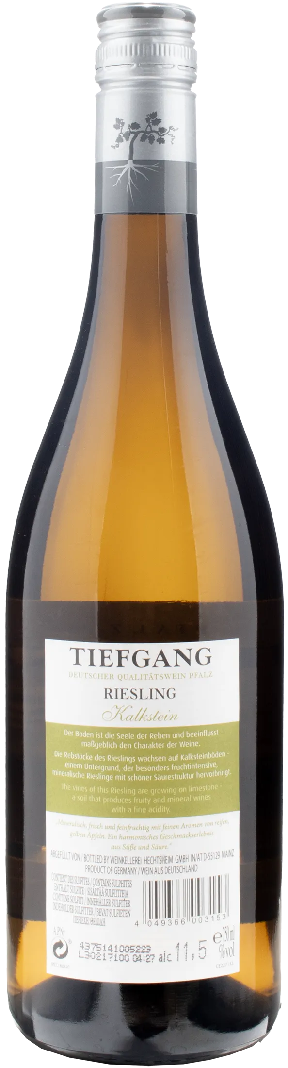 Pfalz Tiefgang Kalkstein Riesling Trocken 2022 - Image 2