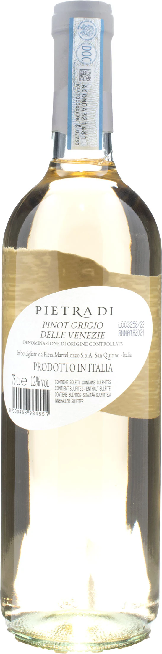 Piera 1899 Pinot Grigio delle Venezie Pietra di Blush 2021 - Image 2