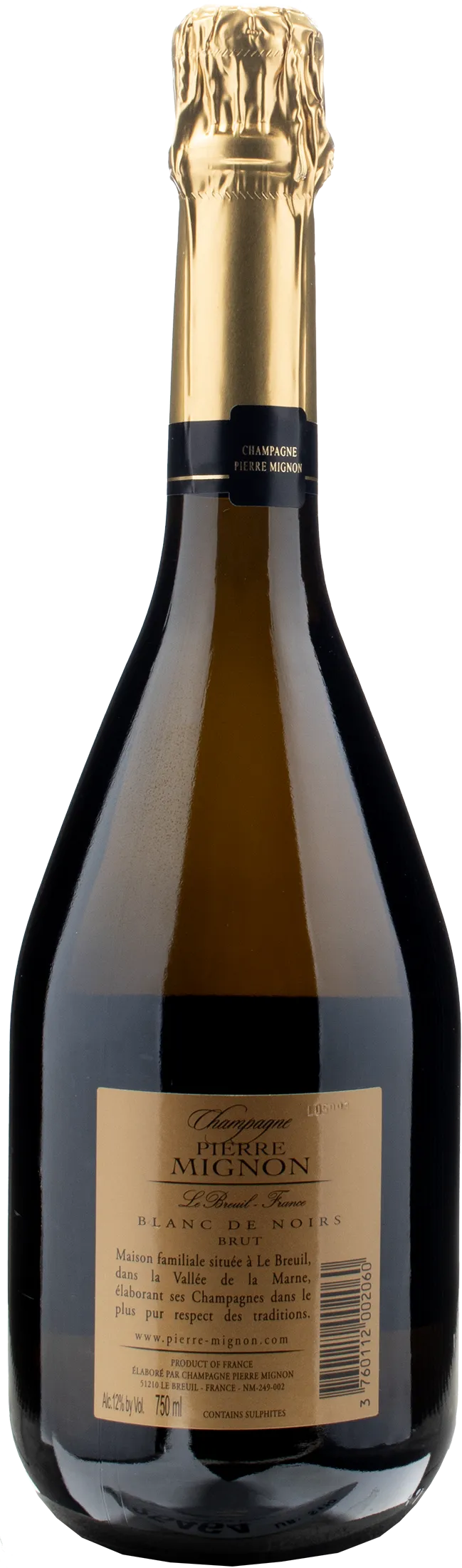 Pierre Mignon Champagne Blanc de Noirs Brut - Image 2