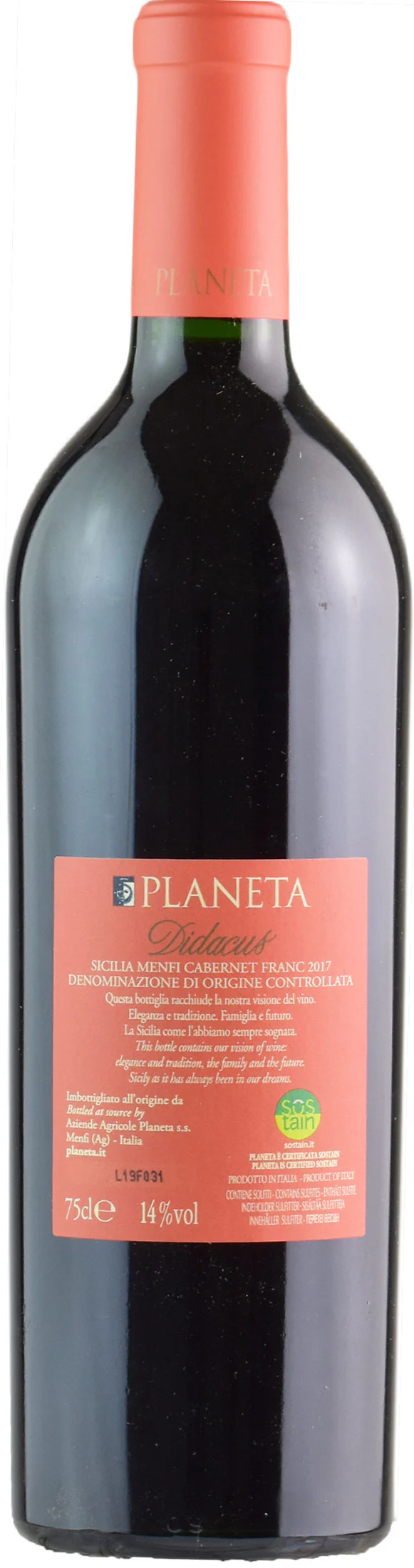 Planeta Cabernet Franc Didacus 2017 - Image 2