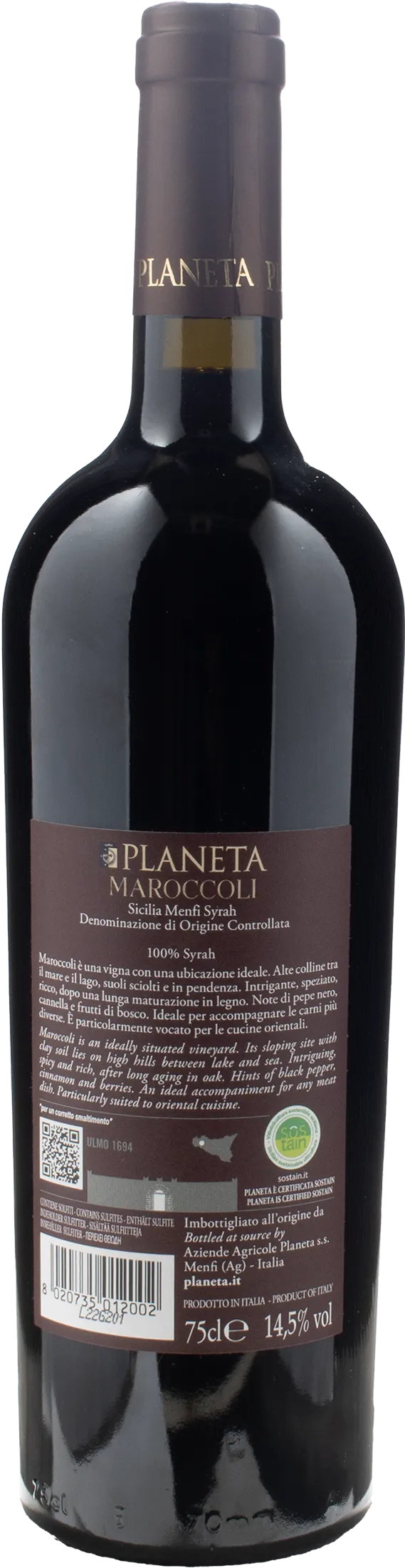 Planeta Maroccoli Syrah 2020 - Image 2