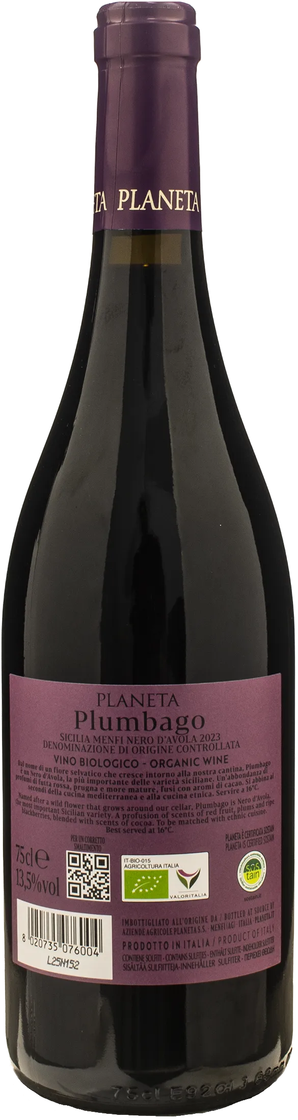 Planeta Nero d'Avola Plumbago 2023 - Image 2
