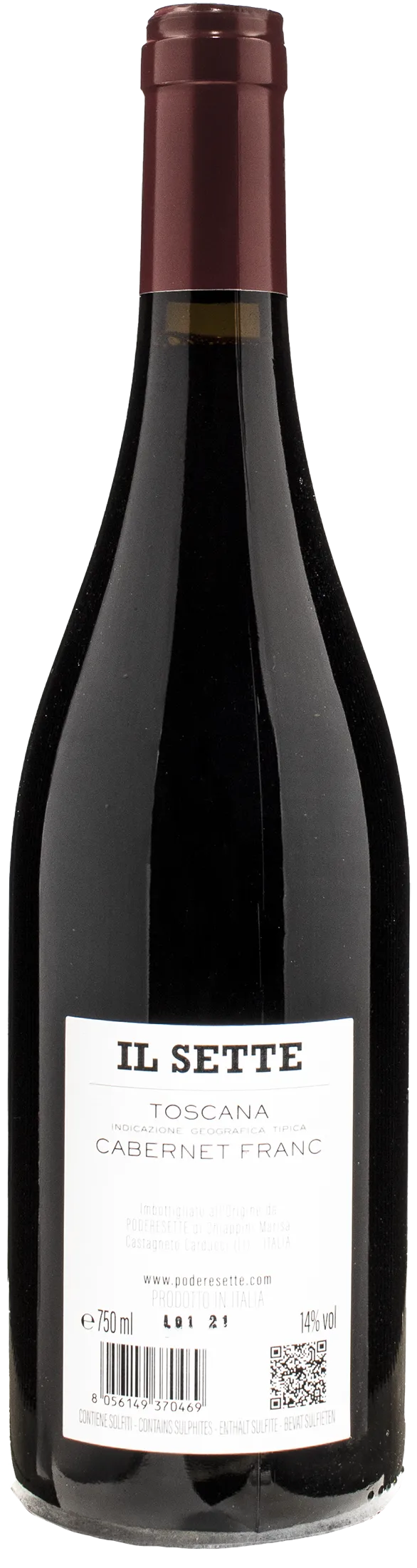 Podere Sette Cabernet Franc Il Sette 2021 - Image 2