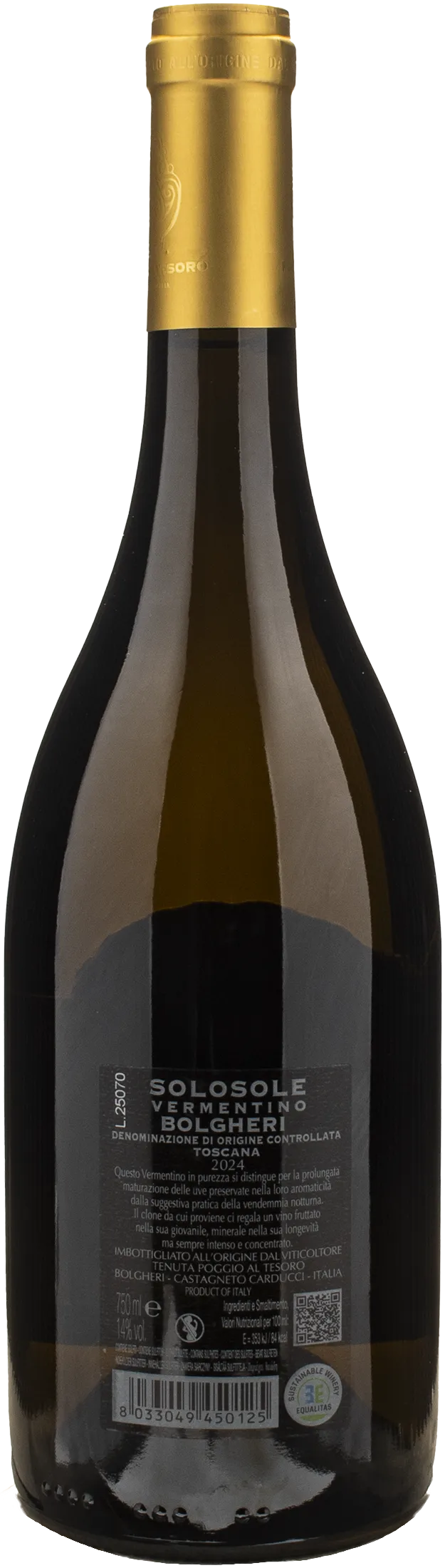 Poggio al Tesoro Bolgheri Vermentino Solosole 2024 - Image 2