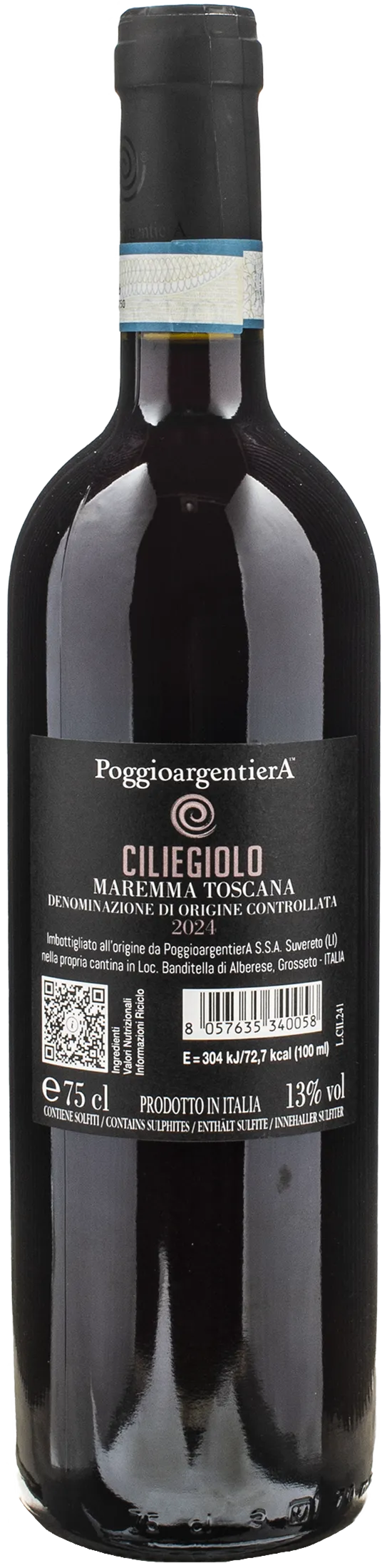 Poggio Argentiera Ciliegiolo 2024 - Image 2