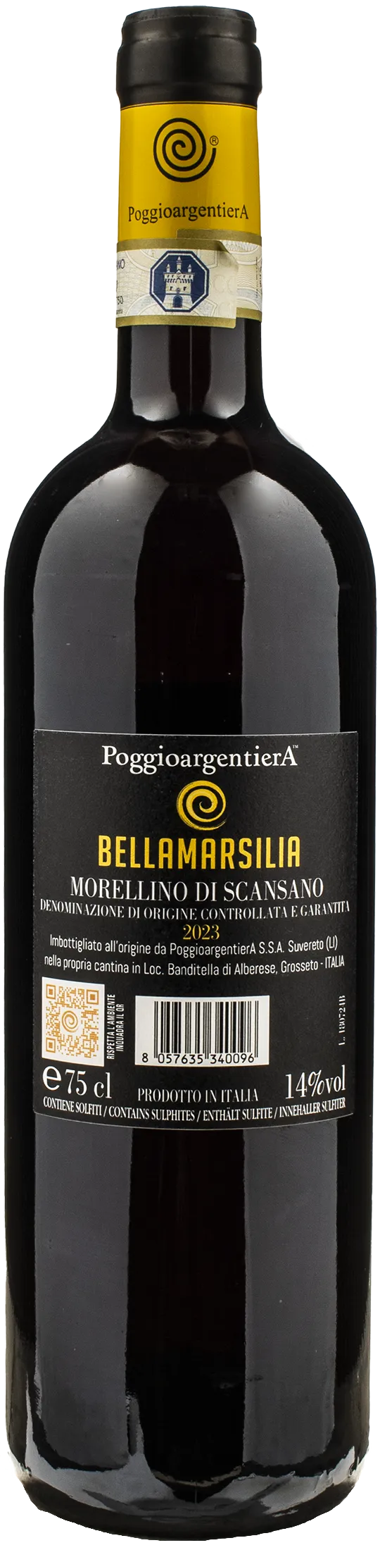 Poggio Argentiera Morellino Scansano Bellamarsilia 2023 - Image 2