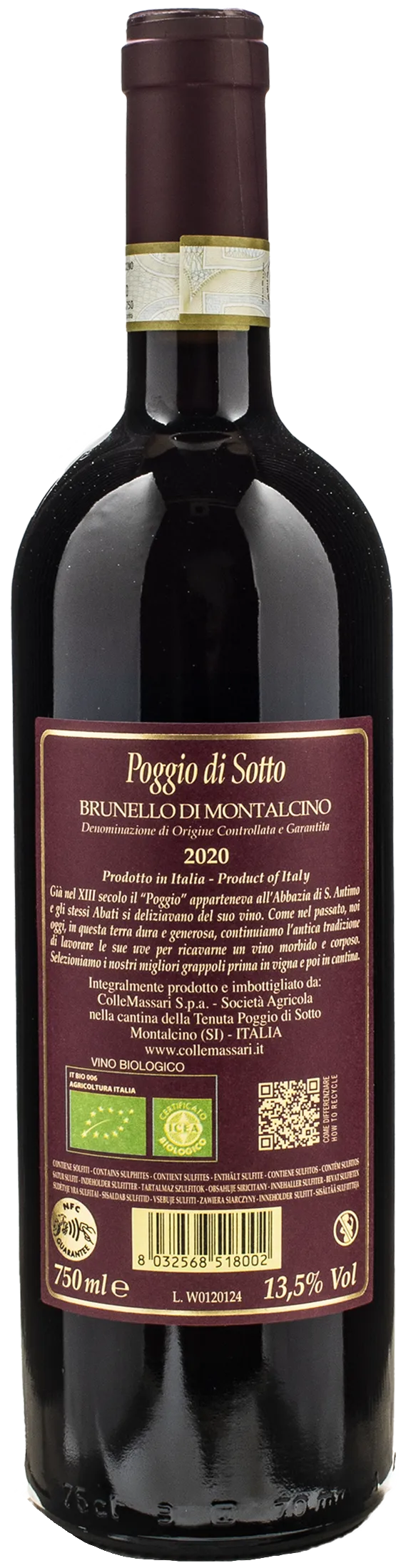 Poggio di Sotto Brunello di Montalcino 2020 - Image 2