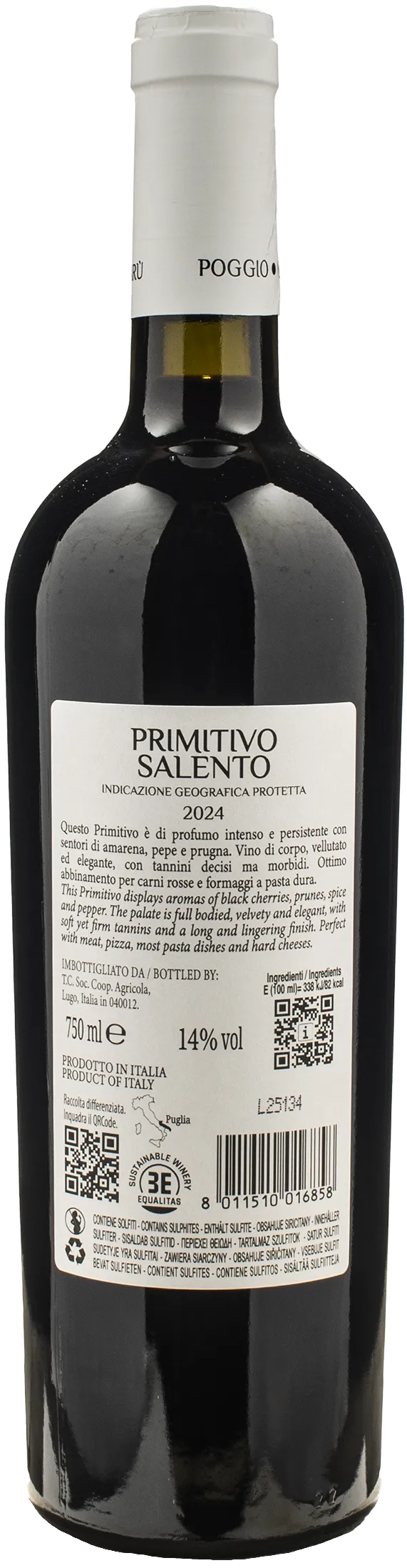 Poggio Maru Primitivo Salento 2024 - Image 2