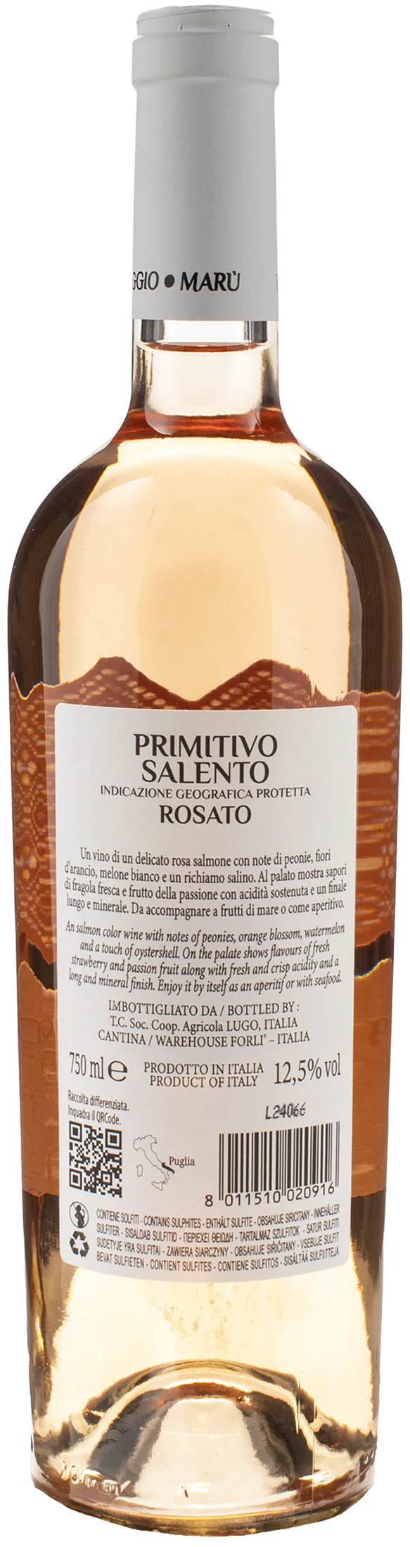 Poggio Maru Primitivo Salento Rosato 2023 - Image 2