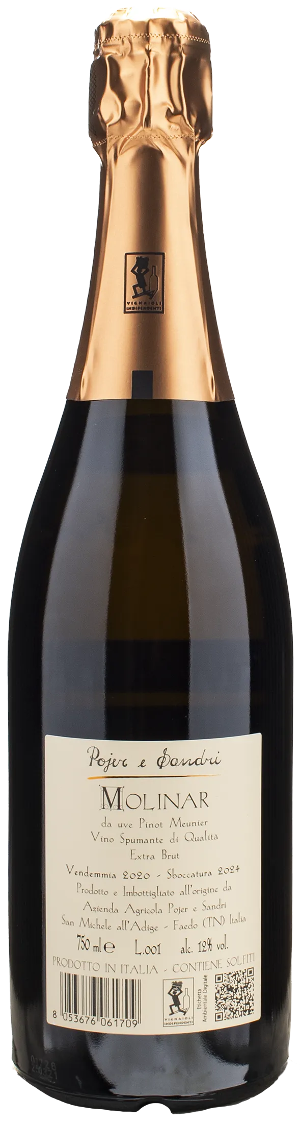 Pojer e Sandri Molinar Extra Brut 2020 - Image 2
