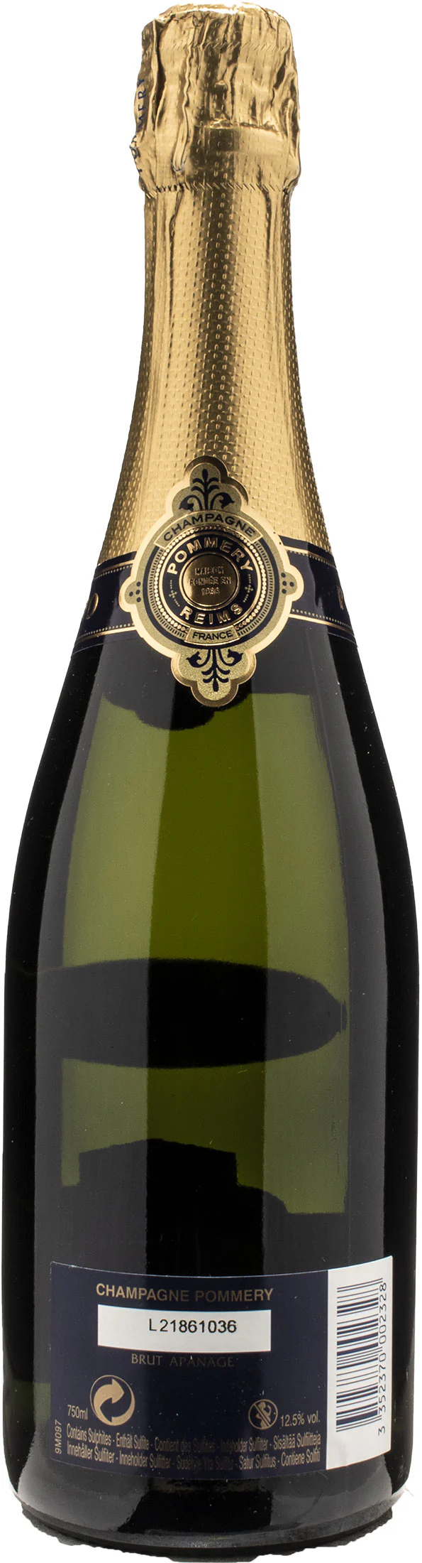 Pommery Champagne Apanage Brut - Image 2
