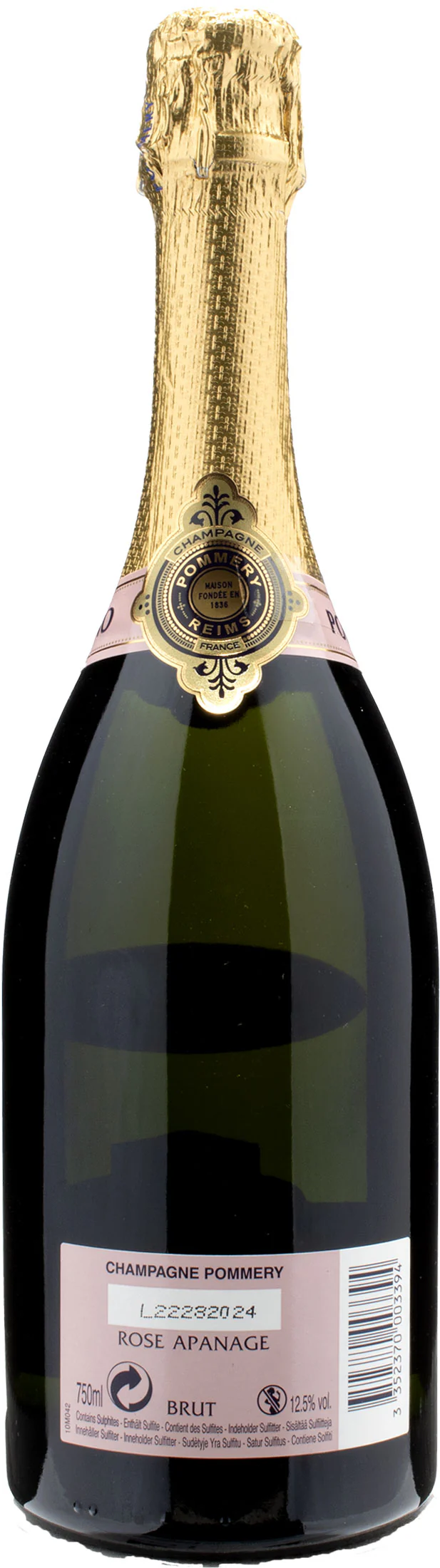 Pommery Champagne Apanage Rosè Brut - Image 2