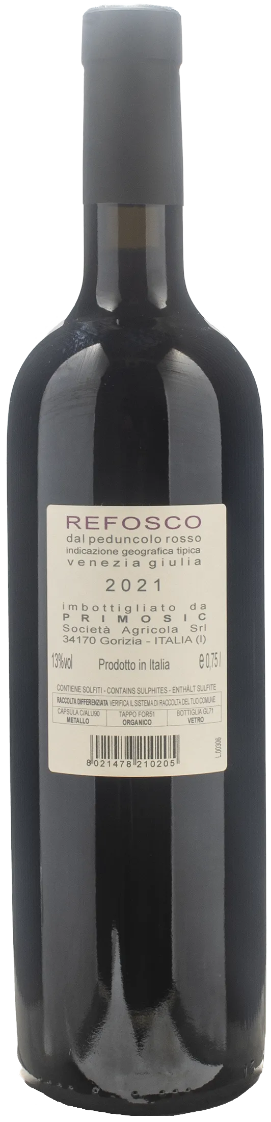 Primosic Refosco dal Peduncolo Rosso 2021 - Image 2
