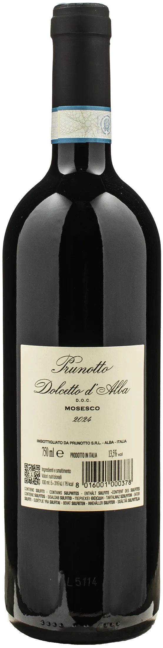Prunotto Dolcetto d'Alba Mosesco 2024 - Image 2