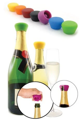 Pulltex Silicone Sparking Wine Stopper Set
