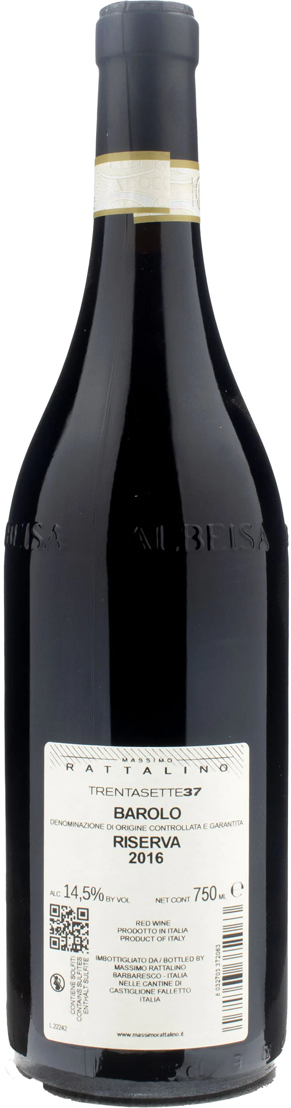 Rattalino Barolo Trentasette37 Riserva 2016 - Image 2