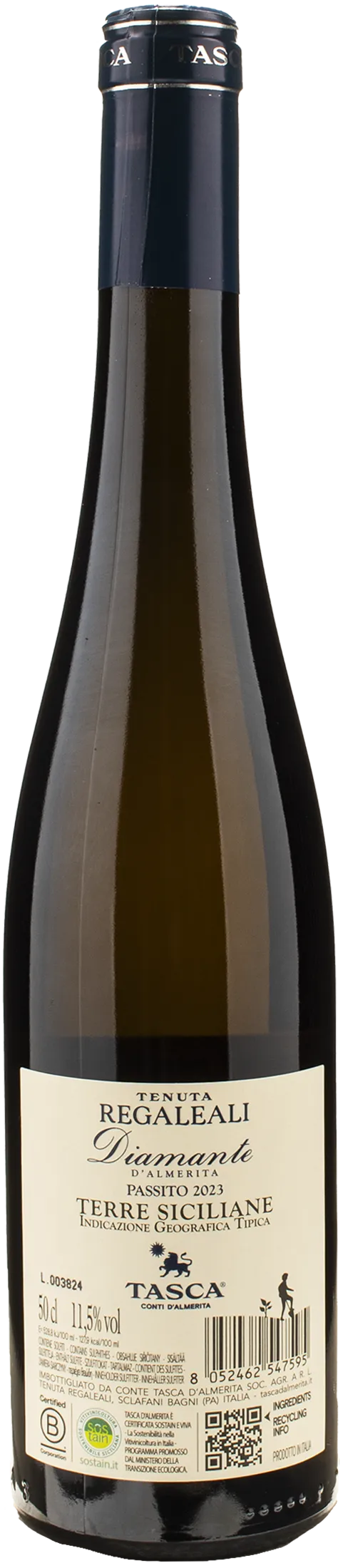 Regaleali Diamante Passito 0.5L 2023 - Image 2