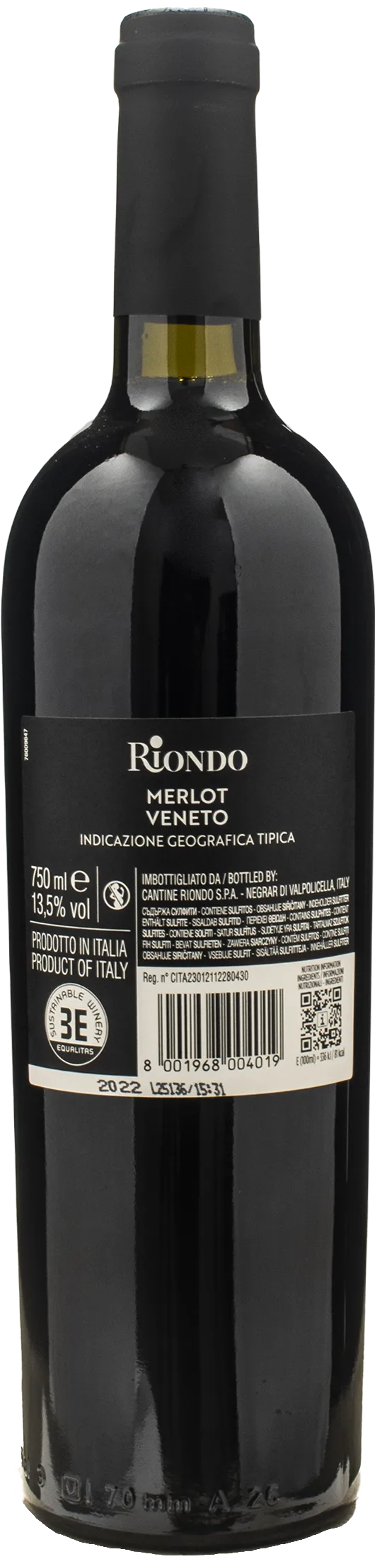 Riondo Merlot 2022 - Image 2