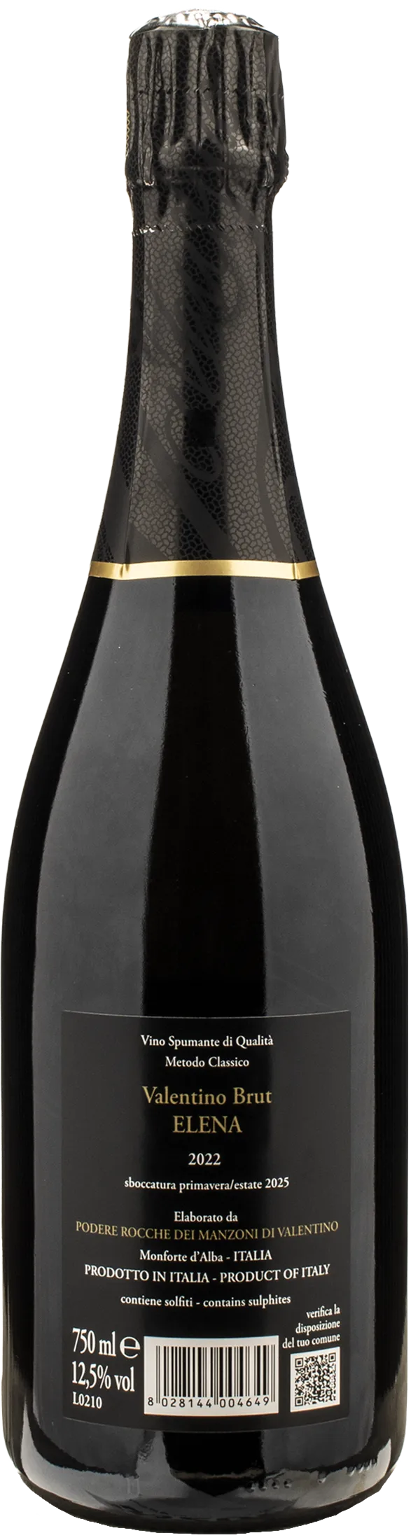 Rocche dei Manzoni Valentino Brut Metodo Classico Elena 2022 - Image 2
