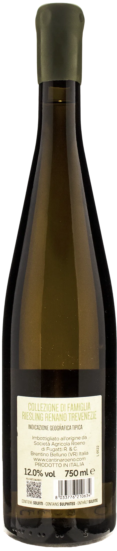 Roeno Riesling Renano Collezione di Famiglia 2018 - Image 2