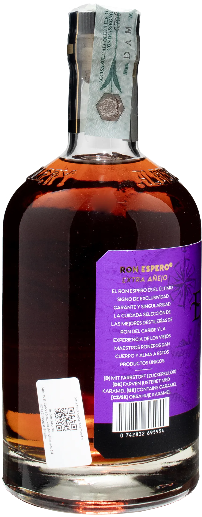 Ron Espero Rum Extra Anejo XO 0.7L - Image 2
