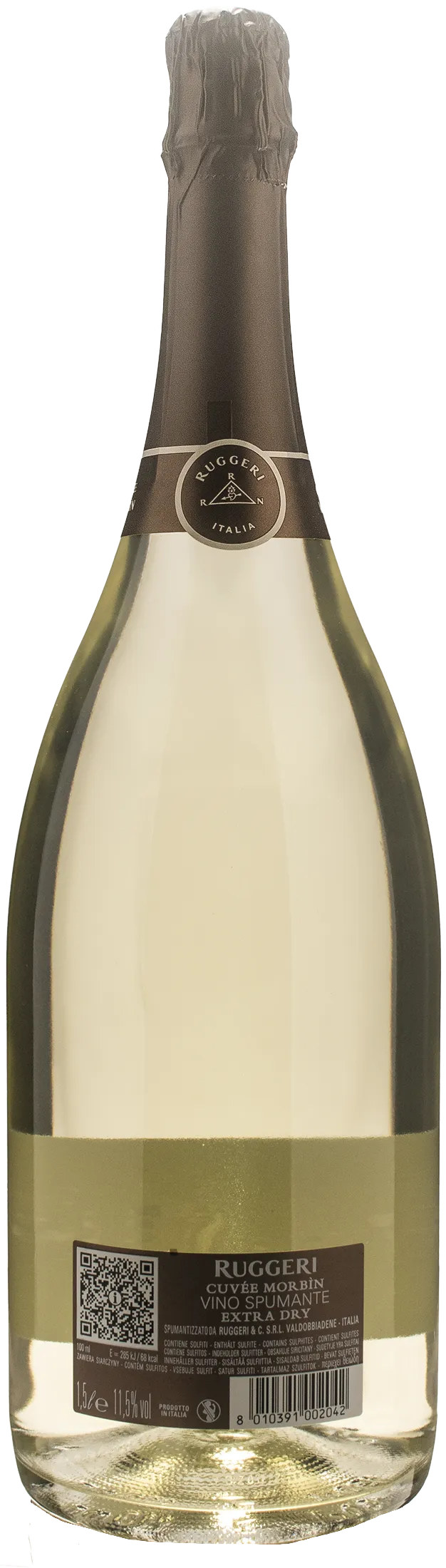 Ruggeri Spumante Cuvee Morbin Extra Dry Magnum - Image 2