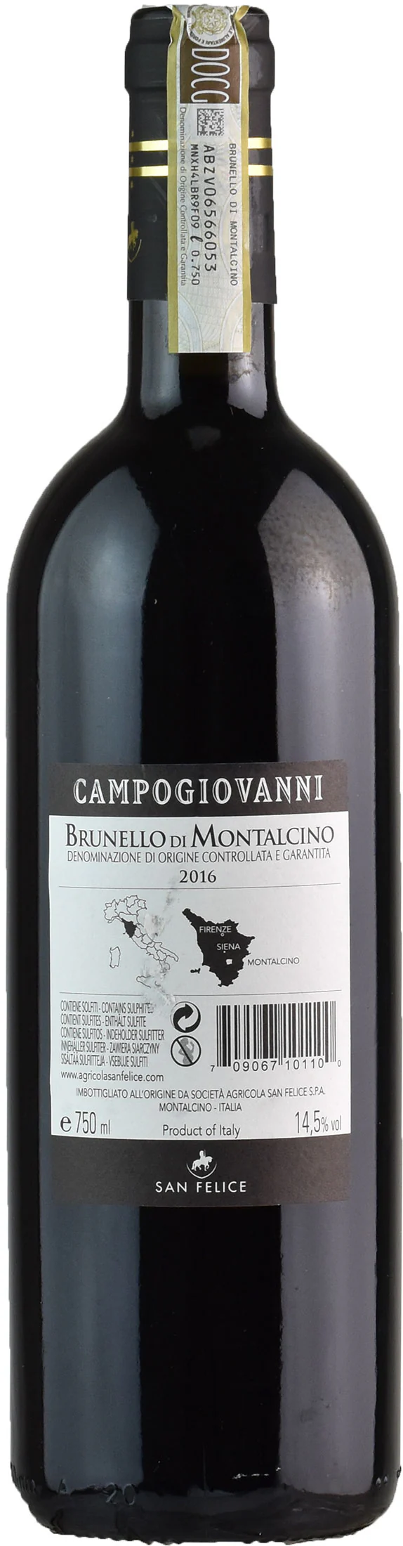 San Felice Brunello di Montalcino Campogiovanni 2016 - Image 2