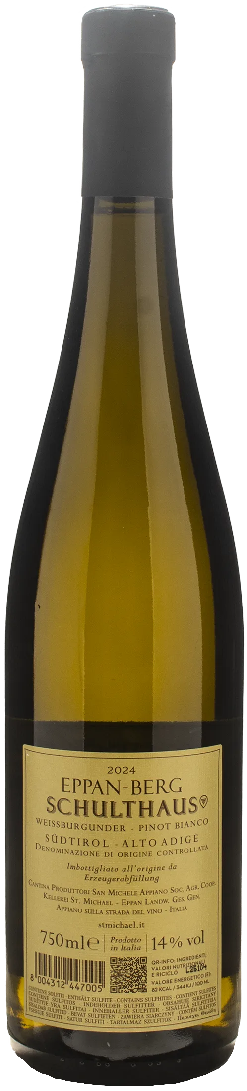 San Michele Appiano Pinot Bianco Schulthaus 2024 - Image 2