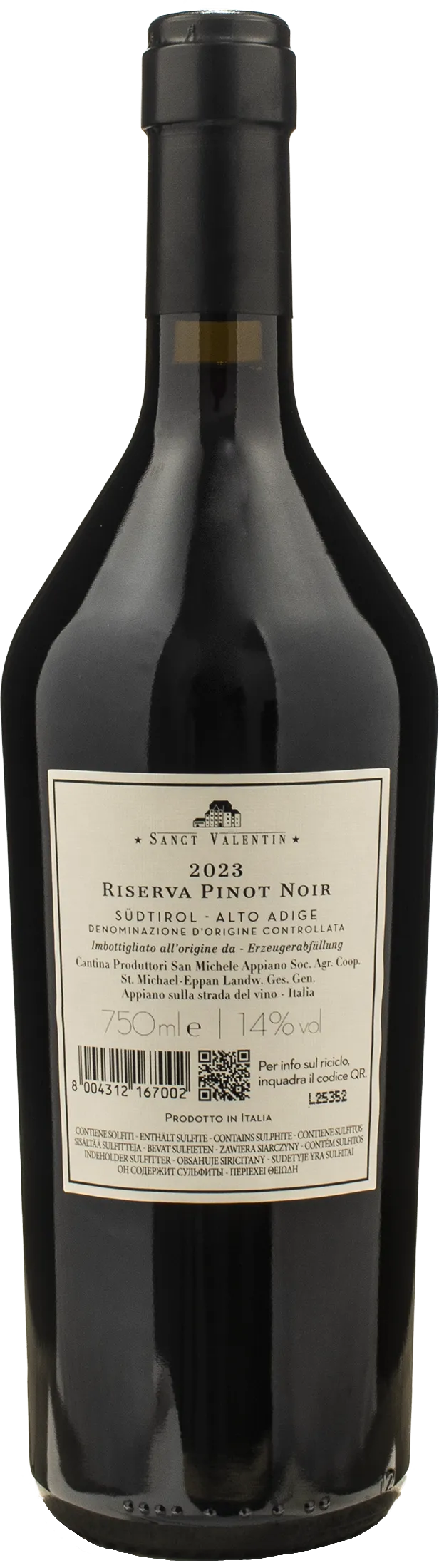 San Michele Appiano Sanct Valentin Pinot Nero Riserva 2023 - Image 2
