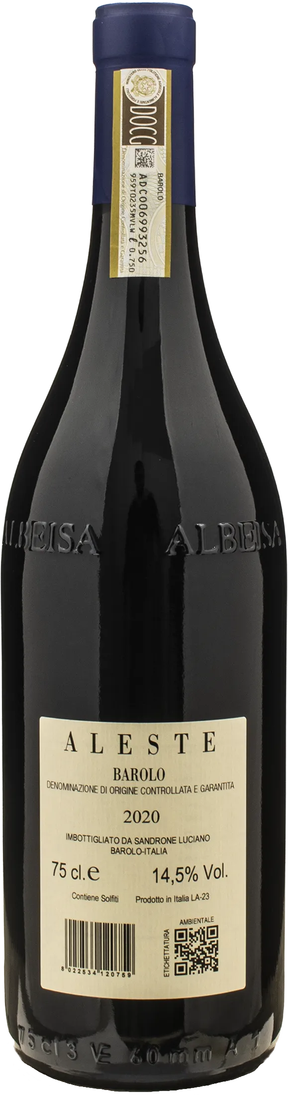 Sandrone Barolo Aleste 2020 - Image 2