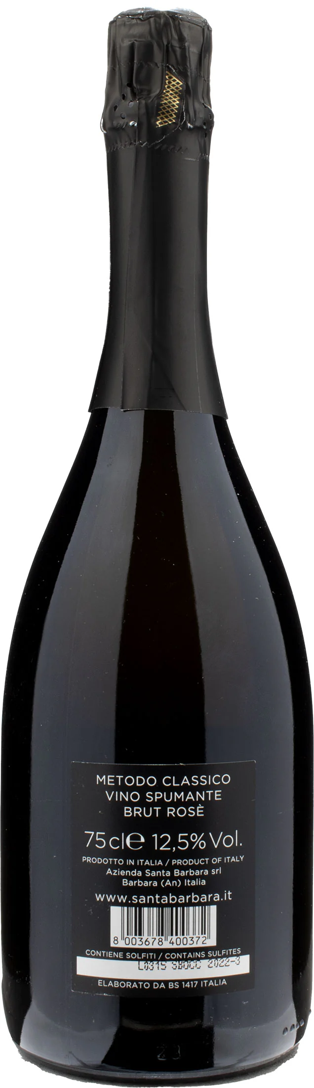 Santa Barbara Spumante Metodo Classico Brut Rose - Image 2