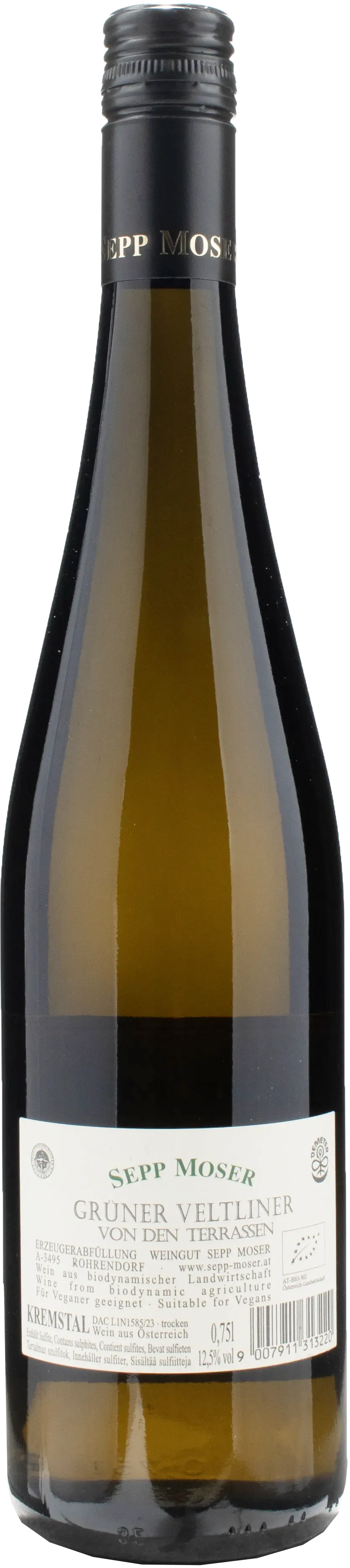 Sepp Moser Gruner Veltliner Von Den Terrassen Kremstal 2022 - Image 2