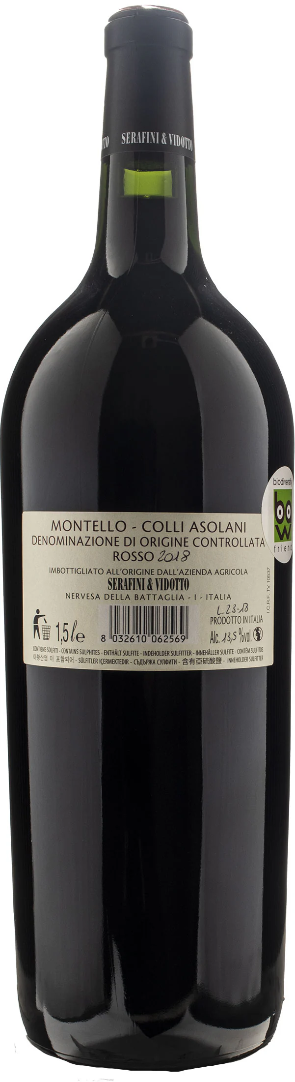 Serafini e Vidotto Rosso dell'Abazia Magnum 2018 - Image 2