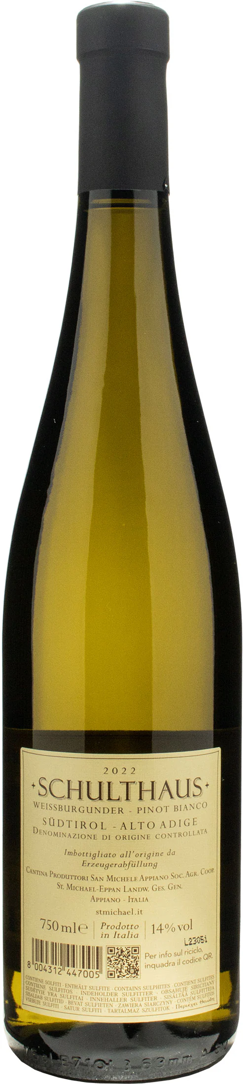 St. Michael Eppan Pinot Bianco Schulthaus 2022 - Image 2