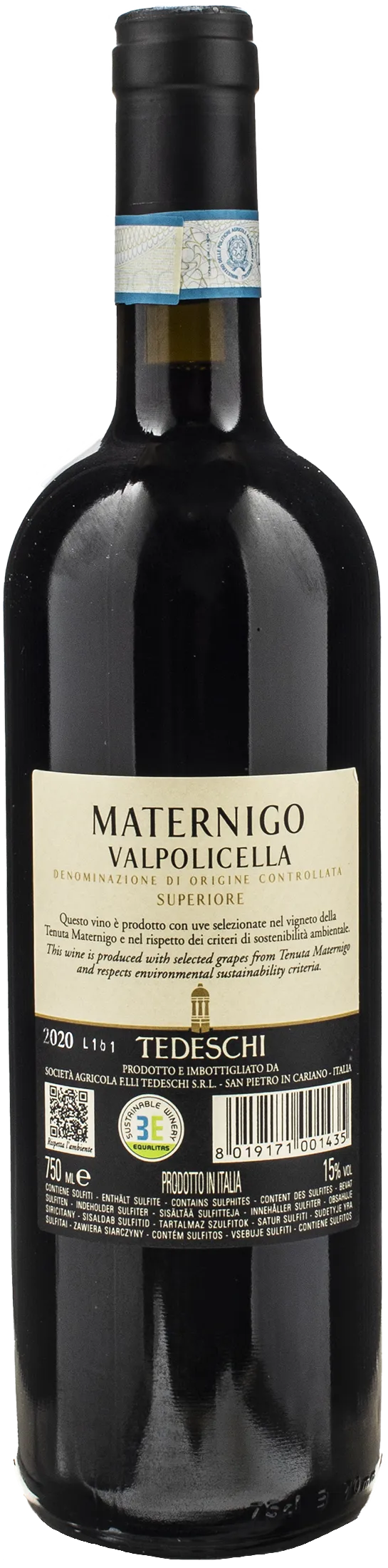 Tedeschi Valpolicella Superiore Maternigo 2020 - Image 2