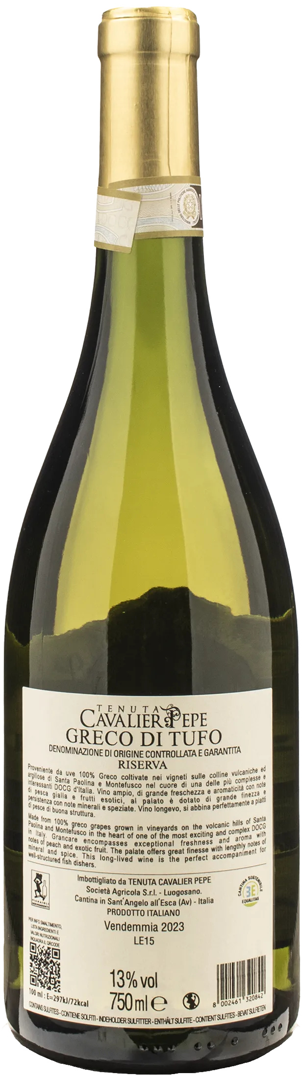 Tenuta Cavalier Pepe Greco di Tufo Riserva Grancare 2023 - Image 2