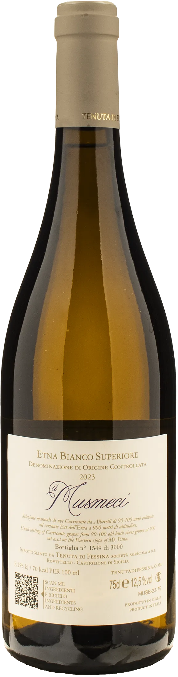 Tenuta di Fessina Etna Bianco Superiore Il Musmeci 2023 - Image 2