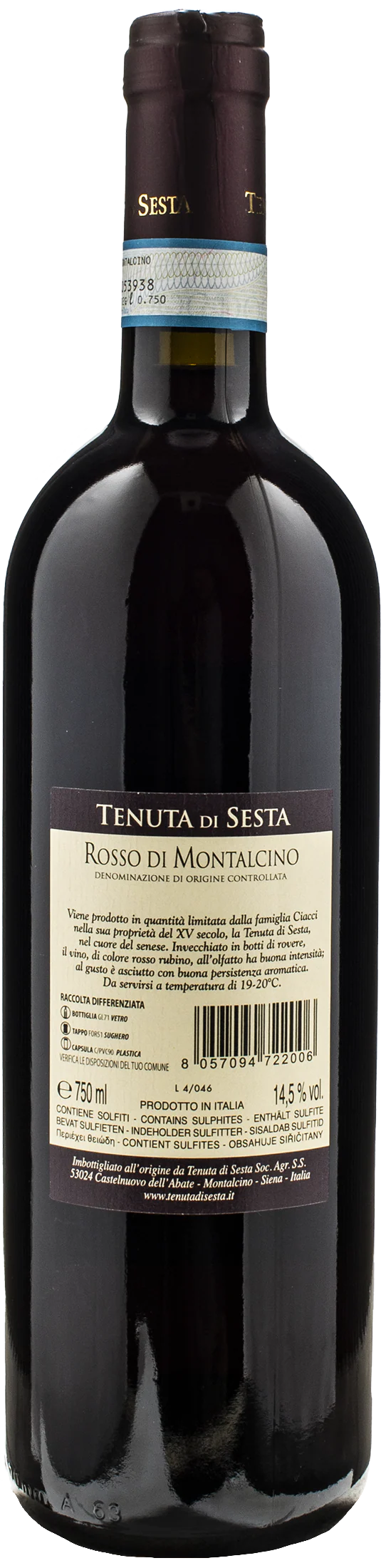Tenuta di Sesta Rosso di Montalcino 2022 - Image 2