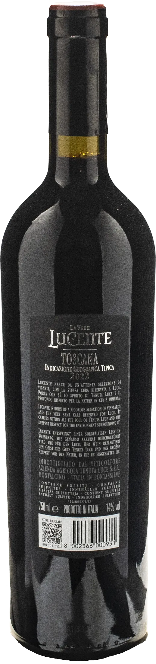 Tenuta Luce della Vite Lucente 2022 - Image 2