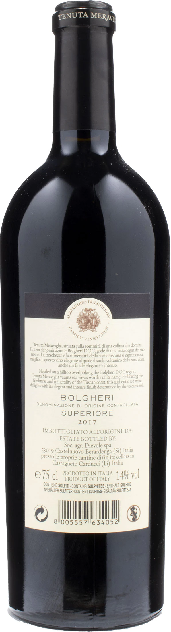 Tenuta Meraviglia Bolgheri Rosso Superiore Maestro di Cava 2017 - Image 2