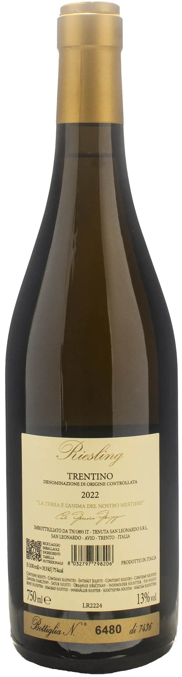 Tenuta San Leonardo Riesling 2022 - Image 2