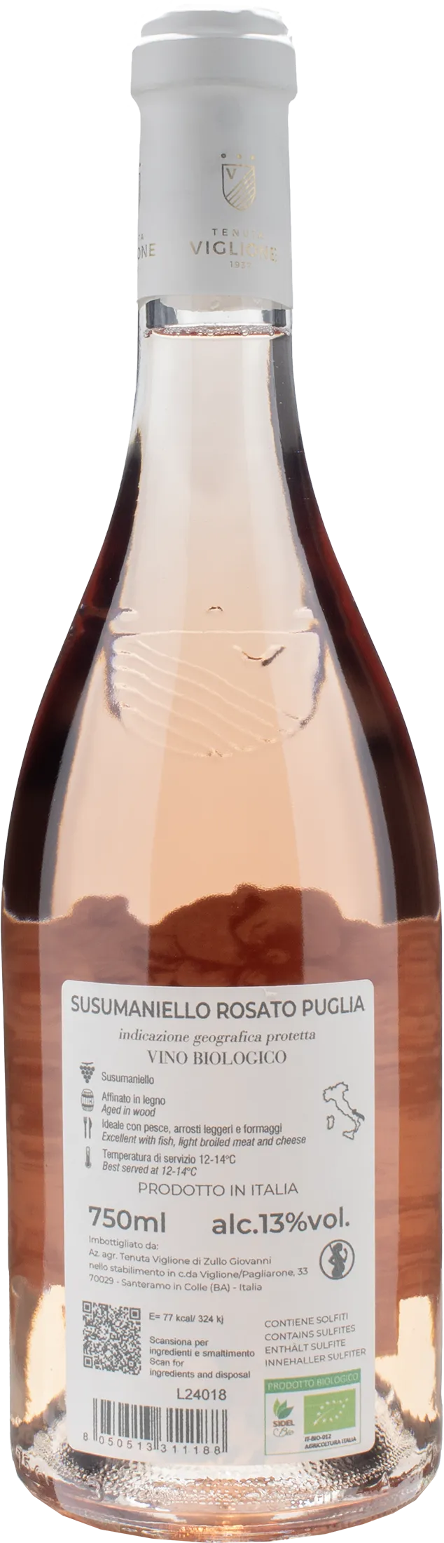 Tenuta Viglione Susumaniello Morso Rosa 2023 - Image 2
