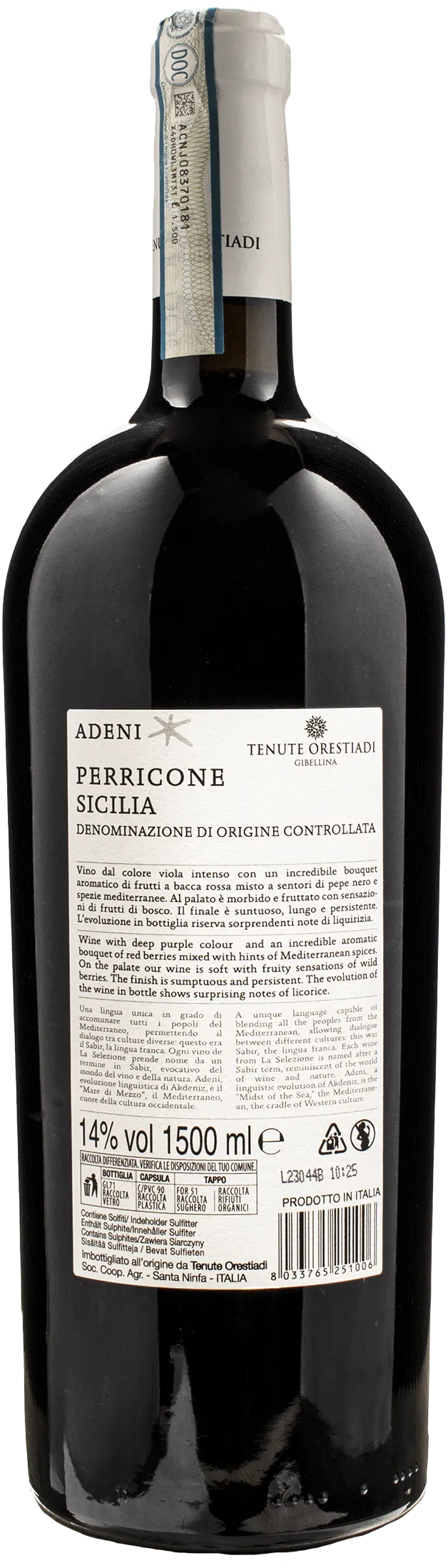 Tenute Orestiadi Gibellina Perricone Adeni Magnum 2021 - Image 2