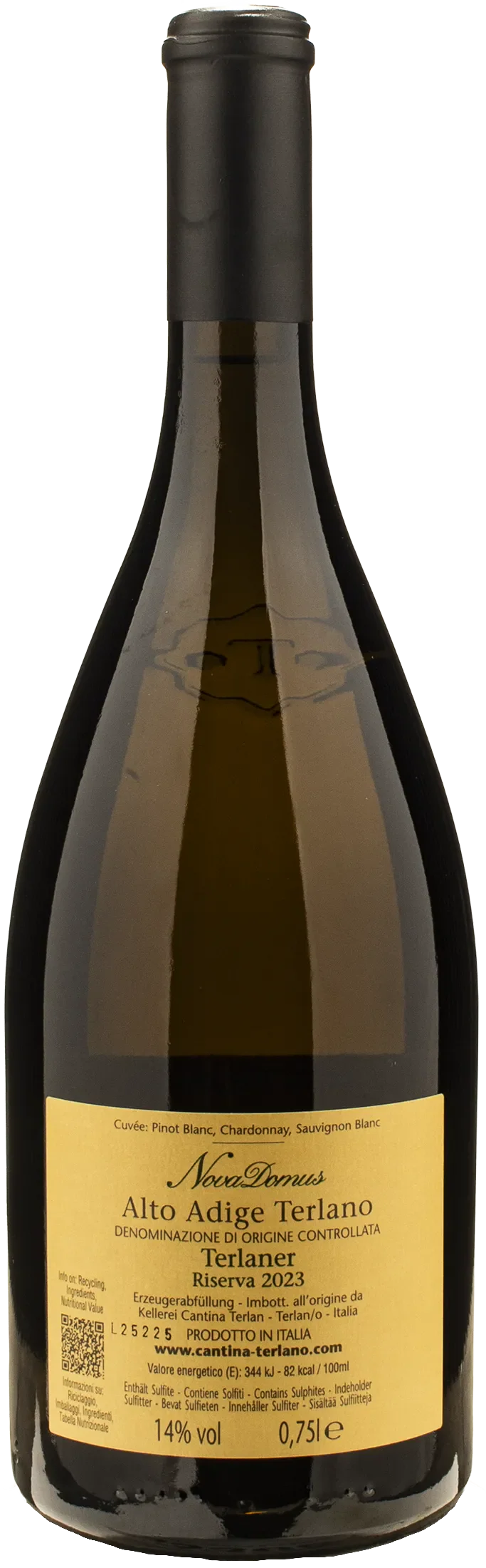 Terlano Terlaner Cuvee Nova Domus Riserva 2023 - Image 2