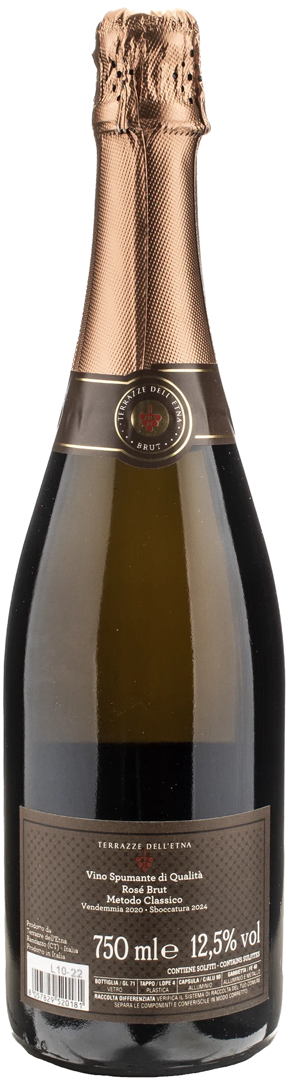 Terrazze dell'Etna Metodo Classico Rosè Brut 2020 - Image 2